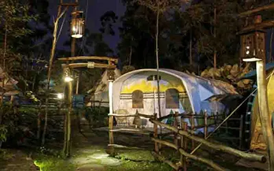 Family Camping Indian ciwidey valley resort