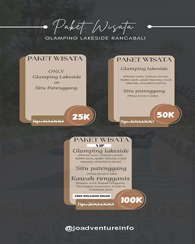 Paket Wisata Glamping Lakeside Rancabali