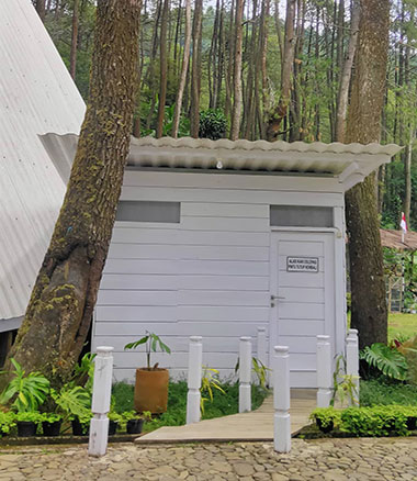 cabin imah Putih gunung puntang