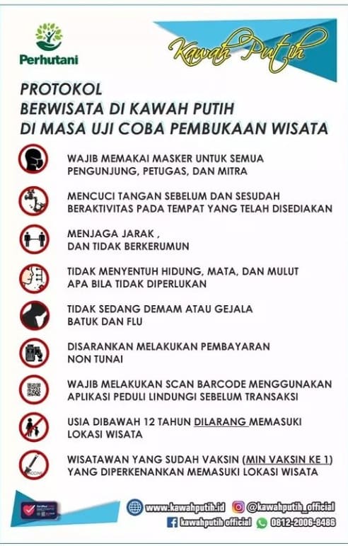 Protokol Kesehatan Kawah Putih