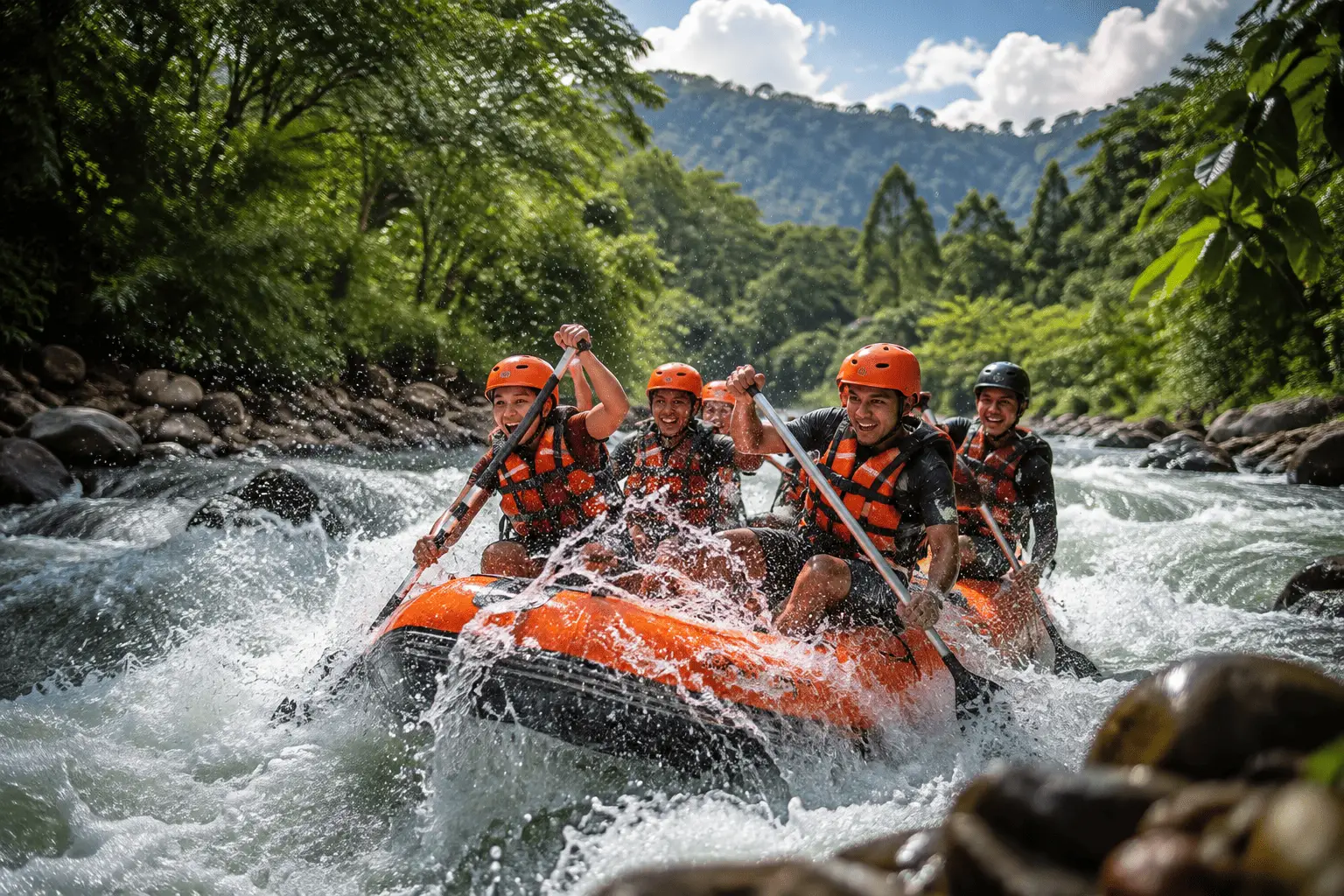 Aligator rafting experience dengan aksi whitewater