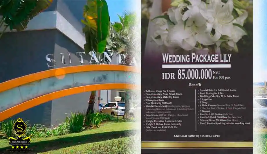 Paket Wedding Lily Sutan Raja Hotel Soreang