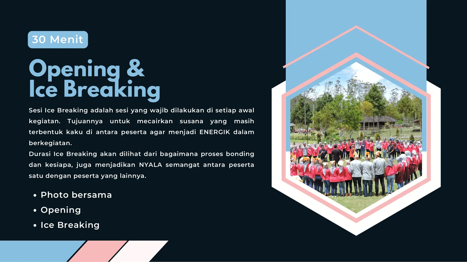 Sesi opening dan ice breaking Amazing Race