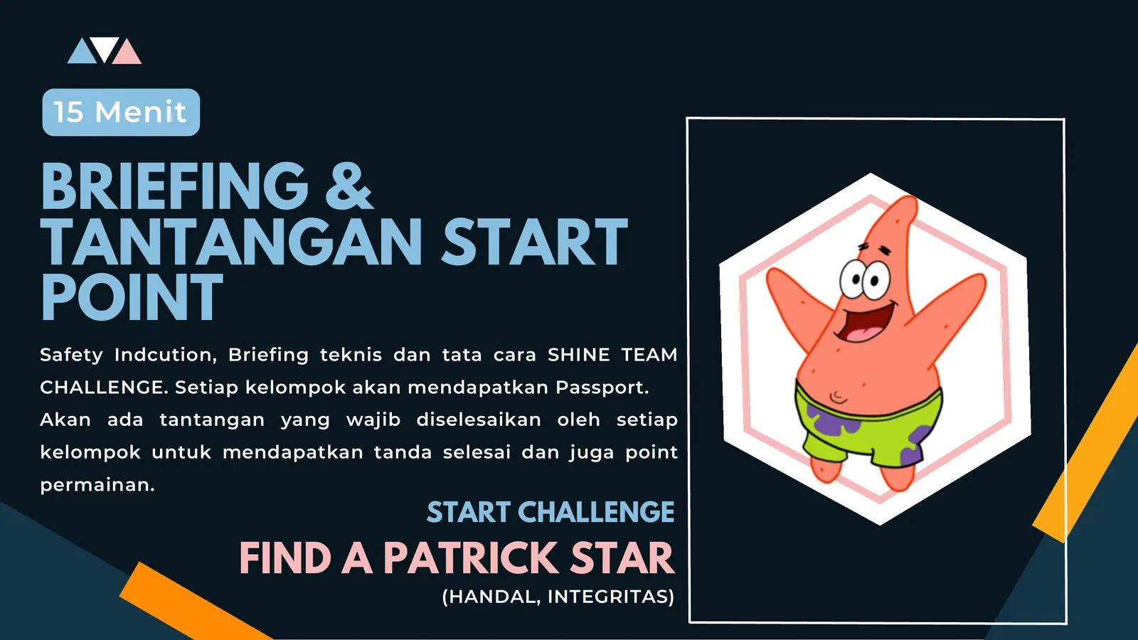Briefing start point
