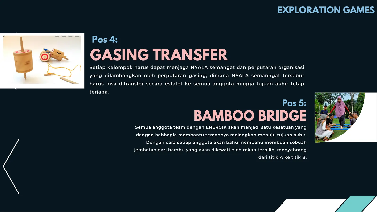 Gasing Transfer Bamboo Bridge