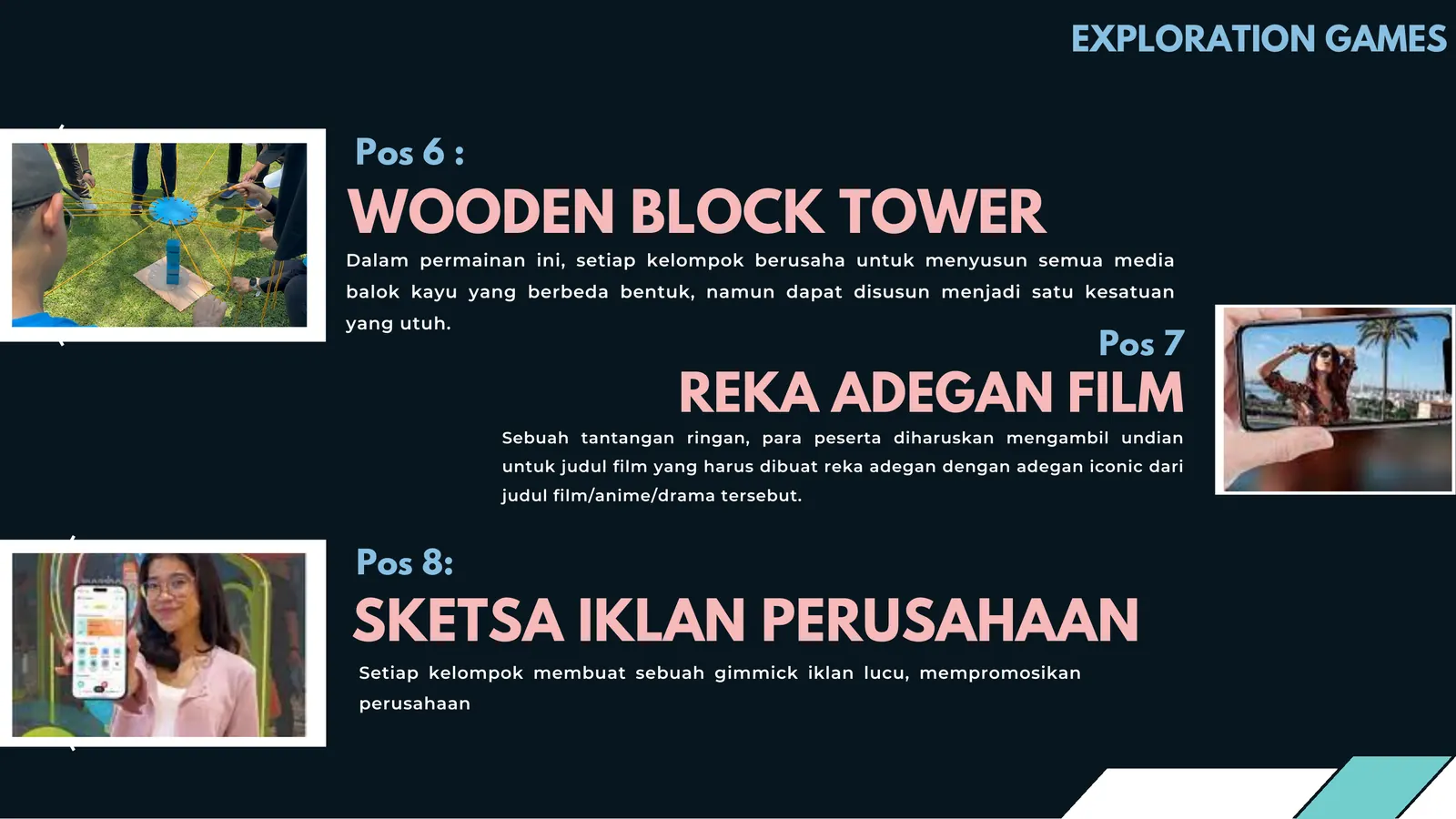 Wooden Block Tower Reka Adegan Film Sketsa Iklan