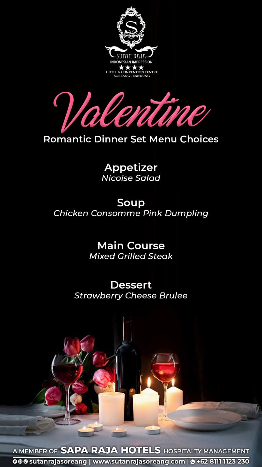 valentine day Romantic Dinner