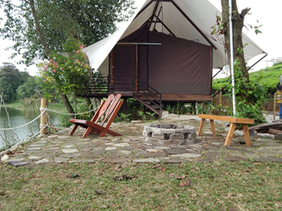 lakeside tent