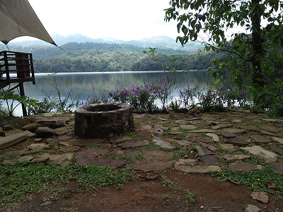 lakeside tent