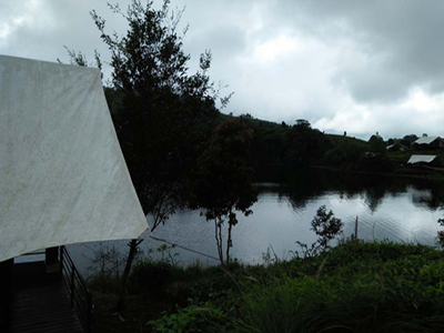 lakeside tent